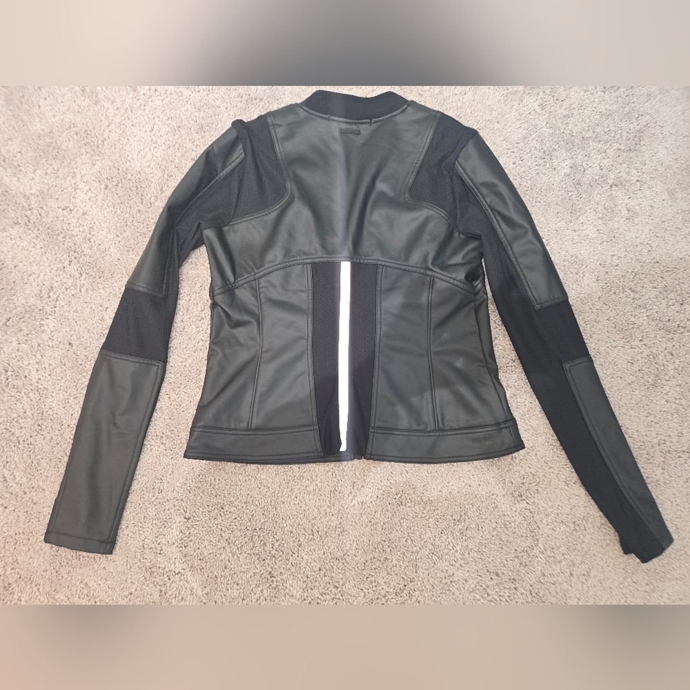 Blanc Noir Black Leather Jacket - Picture 6 of 10